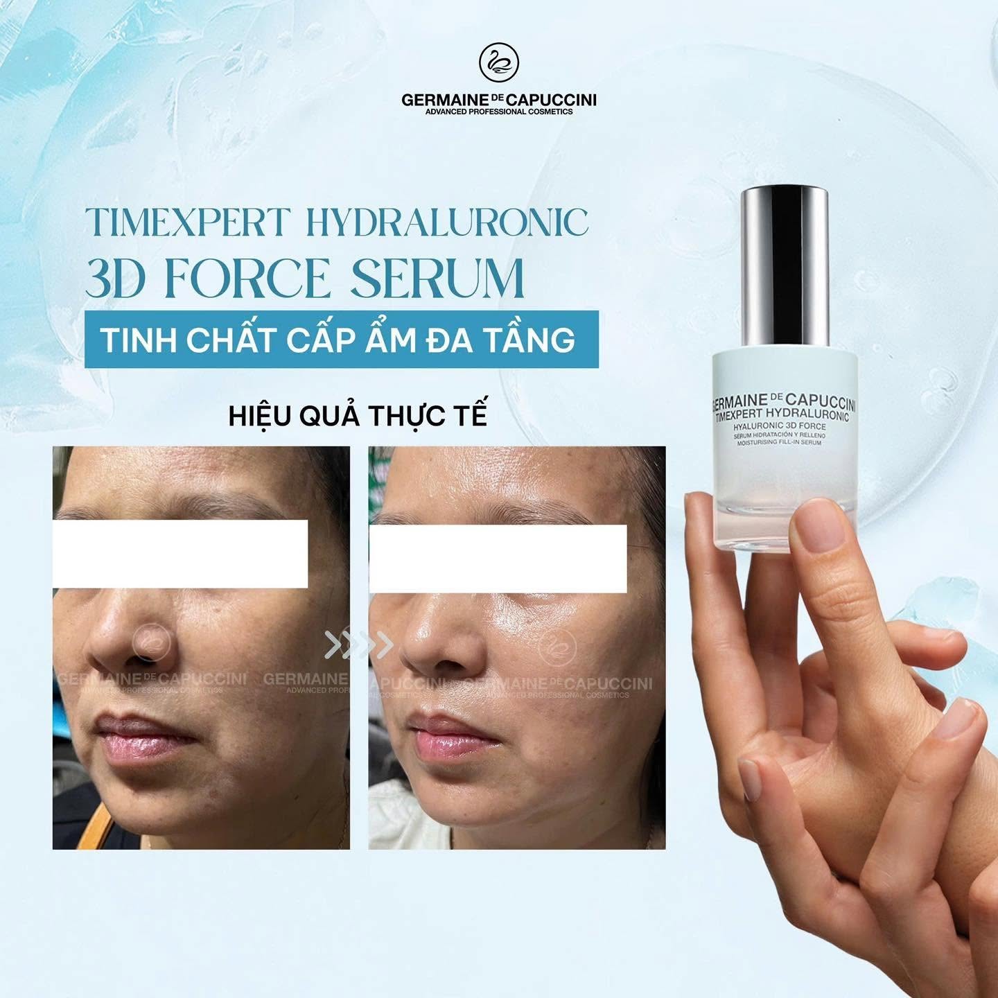 Những lợi ích nổi bật của Hyaluronic 3D Force Moisturising Fill-In Serum