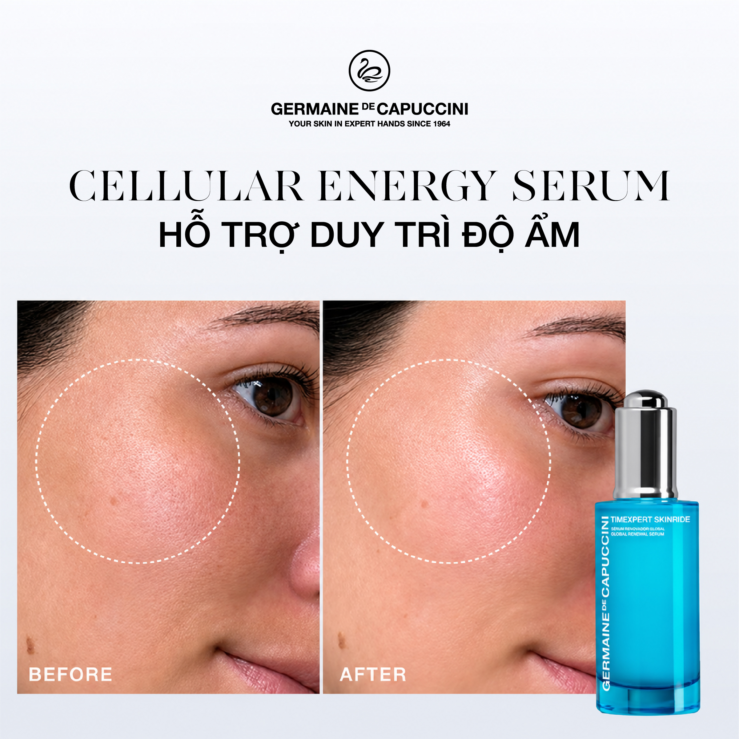 Timexpert SkinReset Cellular Energy Serum – Bước tinh chất khơi dậy vẻ rạng rỡ của làn da